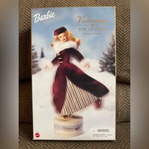 Y2K Beautiful Barbie Victorian Ice Skater Doll Special Edition Mattel 2000
